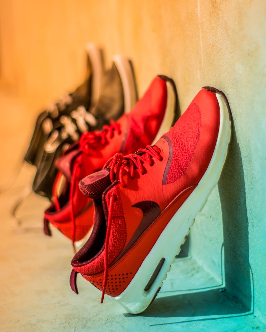 Tênis Esportivo Vermelho